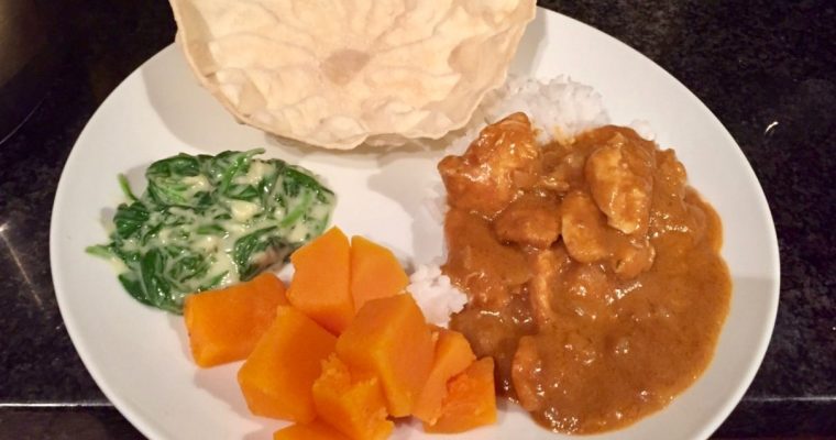 Butter chicken (cheat)